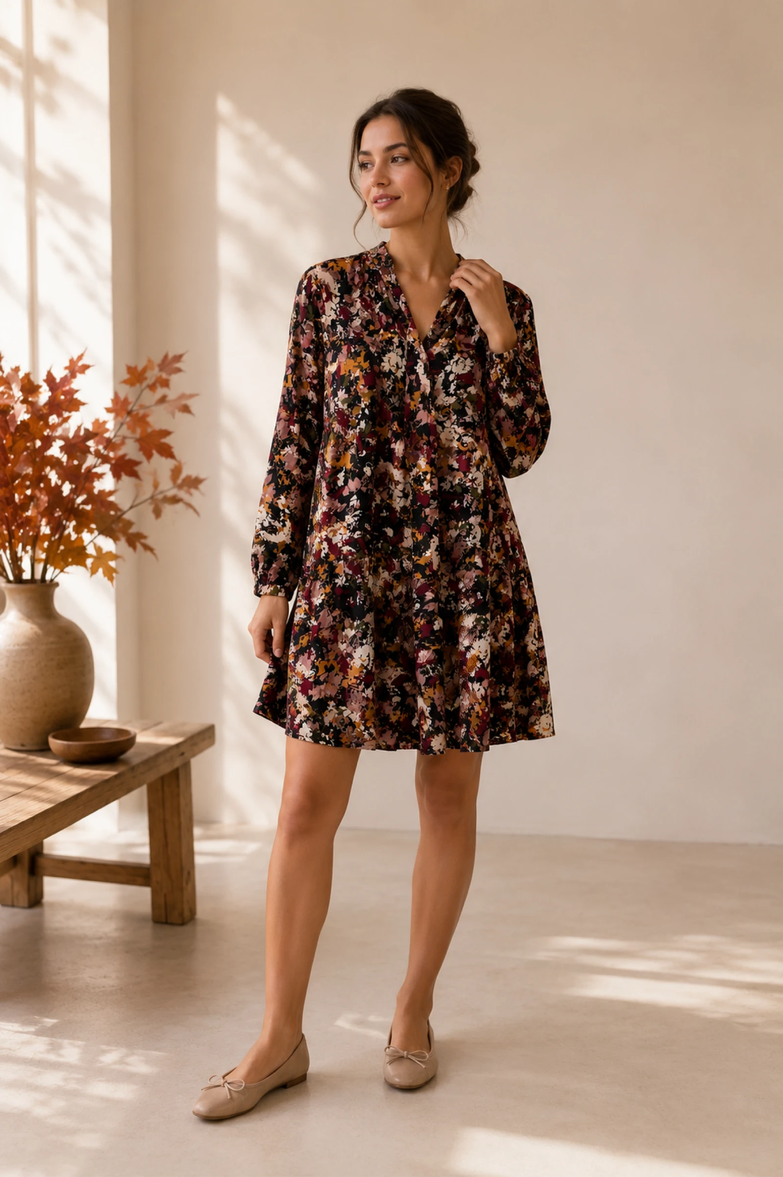 Maison Marley mini jurk bloemenprint maat S 36
